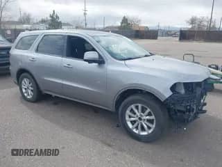 2020 Dodge Durango Pursuit with VIN 1C4SDJFT1LC381509, listed as a IAAI auction lot 41717502 with 74,854 mi miles and . Bid and sale history available at DreamBid. Image 1.