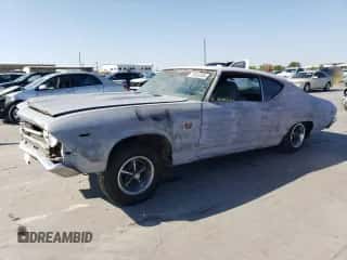 1969 Chevrolet Chevelle z VIN 136379K416076, wystawiony jako Copart lot #83053244 z przebiegiem Nie podano mil oraz Czysty tytuł • Clean title. Historia ofert i sprzedaży dostępna na DreamBid. Obrazek 1.