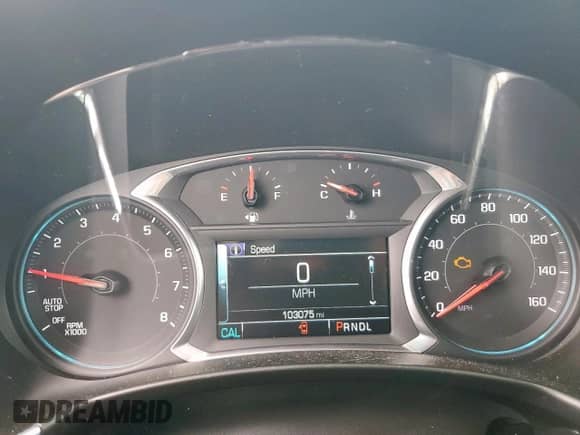 2018 Chevrolet Equinox Premier with VIN 3GNAXVEV7JL251613, listed as a Copart auction lot 68528075 with 103,075 mi miles and Salvage title. Bid and sale history available at DreamBid. Image 9.