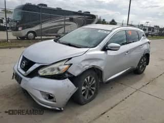 2016 Nissan Murano S with VIN 5N1AZ2MH9GN122595, listed as a Copart auction lot 86468795 with 264,428 mi miles and Salvage title. Bid and sale history available at DreamBid. Image 1.