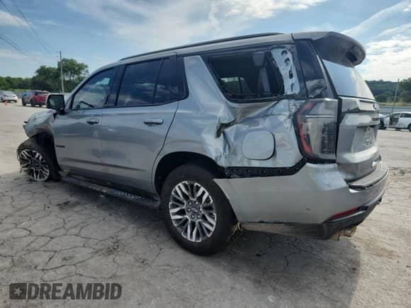 2025 Chevrolet Tahoe Z71 z VIN 1GNS6PRD8SR275160, wystawiony jako Copart lot #66215745 z przebiegiem 3 414 mil mil oraz Szkoda całkowita • Salvage title. Historia ofert i sprzedaży dostępna na DreamBid. Obrazek 2.