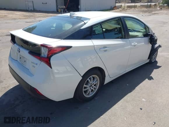 2019 Toyota Prius L Eco с VIN JTDKARFUXK3087590, выставлен на аукционе IAAI как лот 42540083 с пробегом 46 766 миль миль и . История ставок и продаж доступна на DreamBid. Изображение 4.