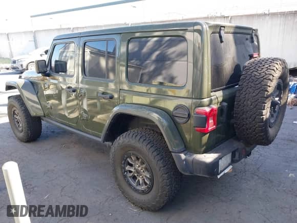 2022 Jeep Wrangler Unlimited Rubicon 392 with VIN 1C4JJXSJ5NW208332, listed as a IAAI auction lot 41517128 with Not provided miles and . Bid and sale history available at DreamBid. Image 3.