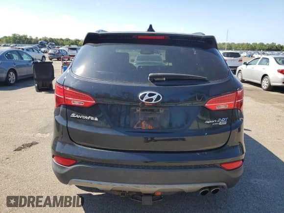 2015 Hyundai Santa Fe with VIN 5XYZWDLA3FG275639, listed as a Copart auction lot 72050695 with 71,683 mi miles and Salvage title. Bid and sale history available at DreamBid. Image 6.