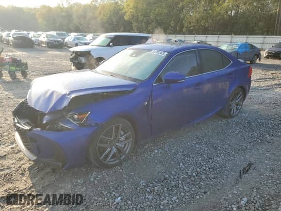 2020 Lexus IS 350 F Sport z VIN JTHGZ1E20L5017908, wystawiony jako Copart lot #51281365 z przebiegiem 67 816 mil mil oraz Szkoda całkowita • Salvage title. Historia ofert i sprzedaży dostępna na DreamBid. Obrazek 1.
