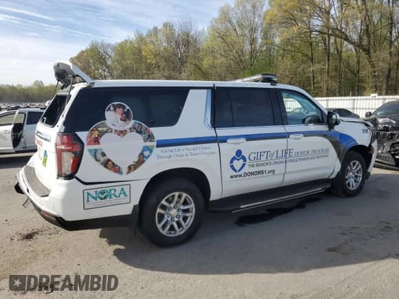 2022 Chevrolet Suburban LT с VIN 1GNSKCKD6NR226915, выставлен на аукционе Copart как лот 54315115 с пробегом Не указан миль и Списание • Salvage title. История ставок и продаж доступна на DreamBid. Изображение 3.