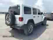 2021 Jeep Wrangler Unlimited Sahara High Altitude with VIN 1C4HJXEM7MW542073, listed as a Copart auction lot 62953774 with 28,921 mi miles and Salvage title. Bid and sale history available at DreamBid. Image 3.