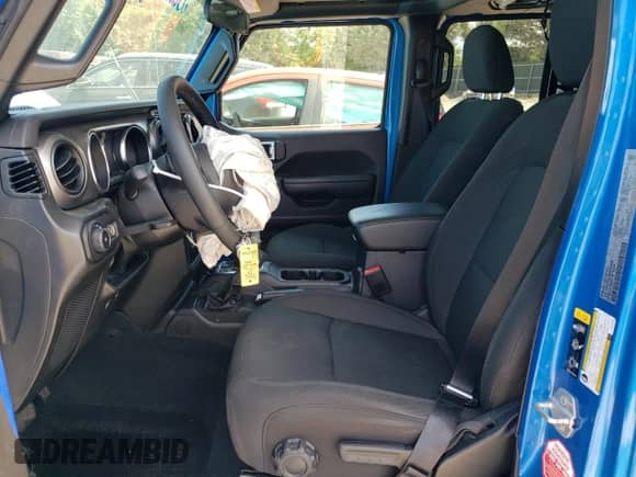 2022 Jeep Wrangler Unlimited Sport S with VIN 1C4HJXDG6NW223664, listed as a Copart auction lot 65325085 with 42,903 mi miles and Salvage title. Bid and sale history available at DreamBid. Image 7.