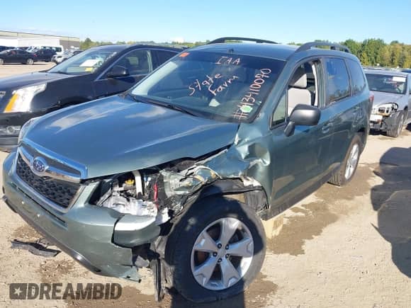 2016 Subaru Forester 2.5i with VIN JF2SJABC2GH567827, listed as a IAAI auction lot 43410070 with 38,655 mi miles and . Bid and sale history available at DreamBid. Image 6.