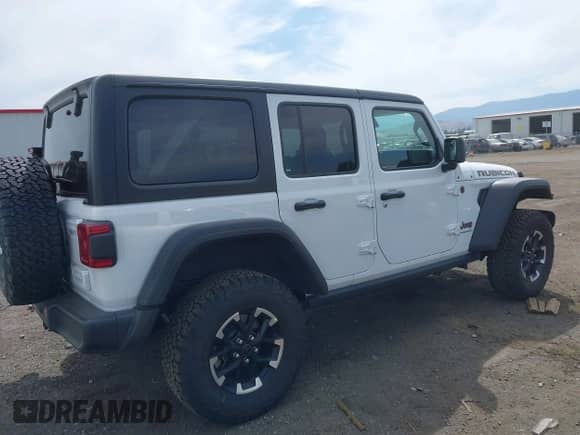 2025 Jeep Wrangler Rubicon with VIN 1C4PJXFN7SW528593, listed as a IAAI auction lot 42894132 with 16,823 mi miles and . Bid and sale history available at DreamBid. Image 4.