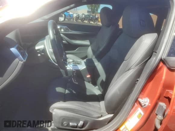 2023 BMW i4 eDrive35 with VIN WBY43AW02PFP81342, listed as a Copart auction lot 72035145 with 23,346 mi miles and Salvage title. Bid and sale history available at DreamBid. Image 7.