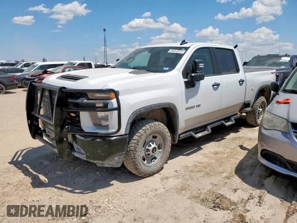 2023 Chevrolet Silverado 2500HD Work Truck with VIN 1GC1YLE76PF140176, listed as a Copart auction lot 63506405 with 34,040 mi miles and Clean title. Bid and sale history available at DreamBid. Image 1.
