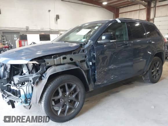 2020 Jeep Grand Cherokee Limited X with VIN 1C4RJFBG2LC420413, listed as a IAAI auction lot 42366255 with 53,788 mi miles and . Bid and sale history available at DreamBid. Image 6.