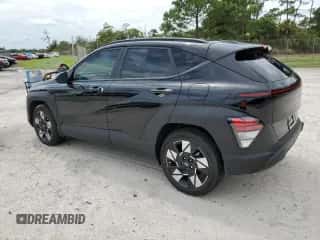 2024 Hyundai Kona SEL z VIN KM8HB3AB4RU179840, wystawiony jako Copart lot #71018034 z przebiegiem 2 017 mil mil oraz Szkoda całkowita • Salvage title. Historia ofert i sprzedaży dostępna na DreamBid. Obrazek 2.