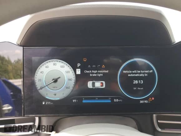 2024 Hyundai Elantra SEL with VIN KMHLM4DG8RU638577, listed as a Copart auction lot 71708675 with 38,190 mi miles and Salvage title. Bid and sale history available at DreamBid. Image 9.