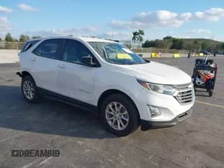 2020 Chevrolet Equinox LS z VIN 2GNAX5EV0L6184263, wystawiony jako IAAI lot #41422633 z przebiegiem 59 636 mil mil oraz . Historia ofert i sprzedaży dostępna na DreamBid. Obrazek 1.
