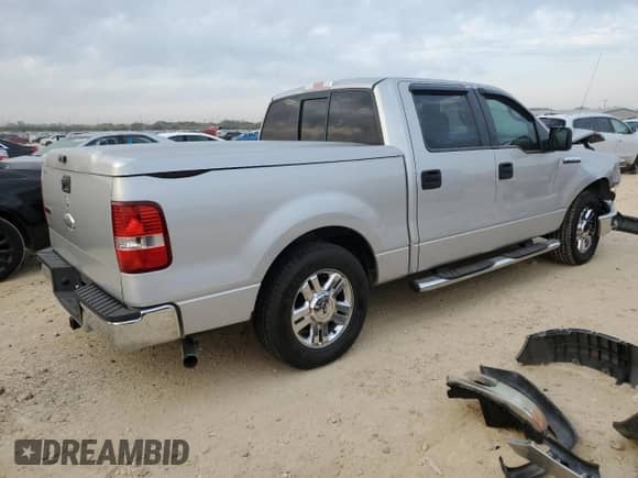 2008 Ford F-150 XL with VIN 1FTRW12W68KB20589, listed as a Copart auction lot 82537175 with Not provided miles and Salvage title. Bid and sale history available at DreamBid. Image 3.