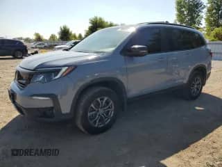 2022 Honda Pilot TrailSport with VIN 5FNYF6H85NB503465, listed as a Copart auction lot 70982895 with 72,315 mi miles and Clean title. Bid and sale history available at DreamBid. Image 1.