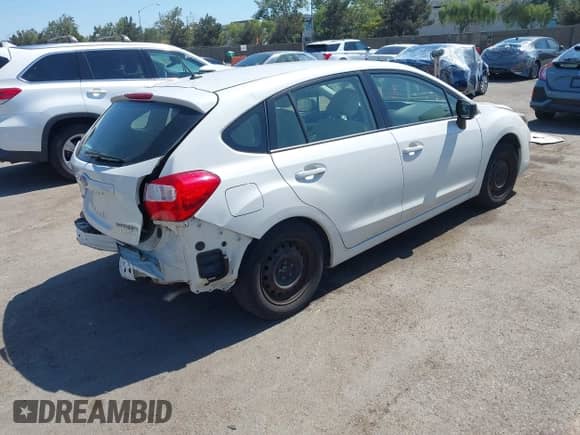 2015 Subaru Impreza 2.0i with VIN JF1GPAA64F8296272, listed as a IAAI auction lot 42660872 with 70,291 mi miles and . Bid and sale history available at DreamBid. Image 4.