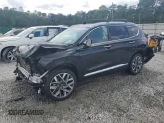 2022 Hyundai Santa Fe Calligraphy с VIN 5NMS54AL6NH440760, выставлен на аукционе Copart как лот 55591235 с пробегом Не указан миль и Списание • Salvage title. История ставок и продаж доступна на DreamBid. Изображение 1.