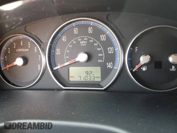 2009 Hyundai Santa Fe SE with VIN 5NMSH13E69H249429, listed as a Copart auction lot 80349615 with 71,033 mi miles and Salvage title. Bid and sale history available at DreamBid. Image 9.