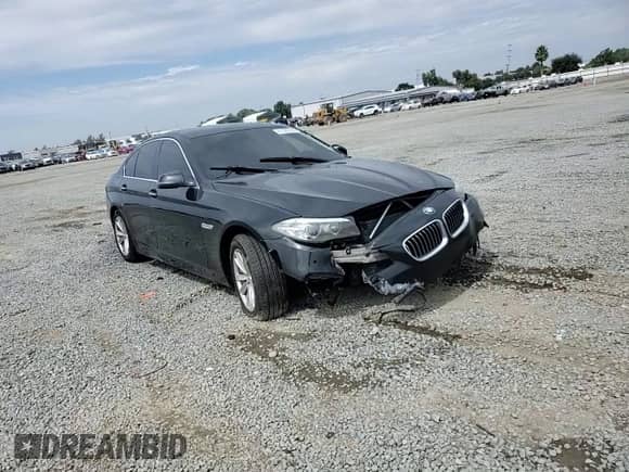 2015 BMW 5 Series 528i with VIN WBA5A5C54FD522801, listed as a Copart auction lot 81529765 with 175,095 mi miles and Salvage title. Bid and sale history available at DreamBid. Image 13.