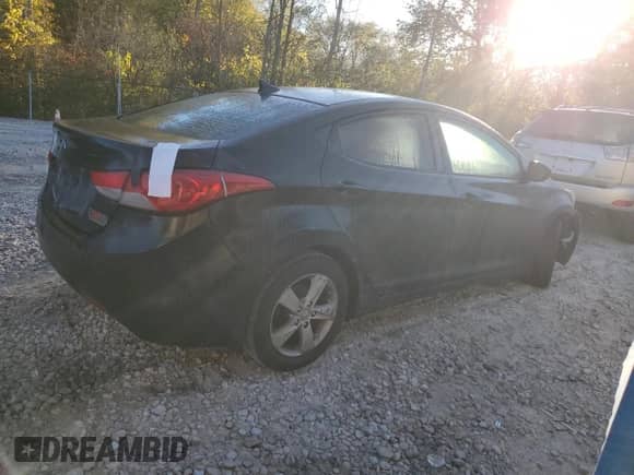 2013 Hyundai Elantra GLS with VIN KMHDH4AE0DU931023, listed as a Copart auction lot 82444745 with 160,965 mi miles and Clean title. Bid and sale history available at DreamBid. Image 3.