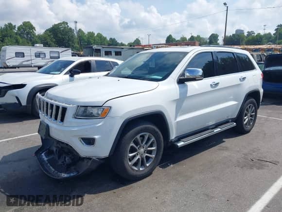 2014 Jeep Grand Cherokee Limited with VIN 1C4RJFBG4EC351033, listed as a IAAI auction lot 42870546 with 194,263 mi miles and . Bid and sale history available at DreamBid. Image 2.