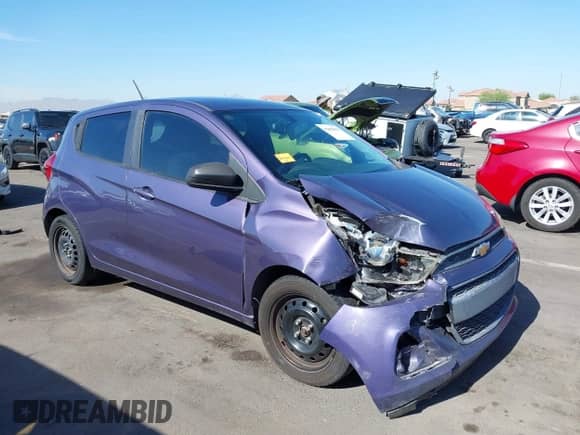 2016 Chevrolet Spark LS with VIN KL8CB6SA8GC554923, listed as a IAAI auction lot 42886063 with 141,407 mi miles and . Bid and sale history available at DreamBid. Image 1.