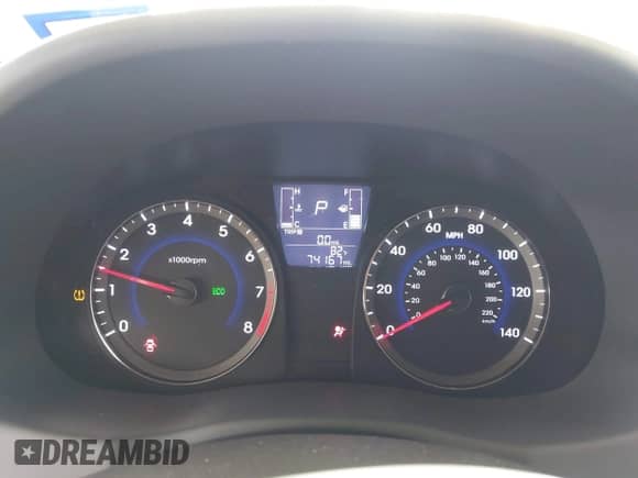 2015 Hyundai Accent GS z VIN KMHCT5AEXFU217791, wystawiony jako IAAI lot #43364438 z przebiegiem 74 167 mil mil oraz . Historia ofert i sprzedaży dostępna na DreamBid. Obrazek 7.