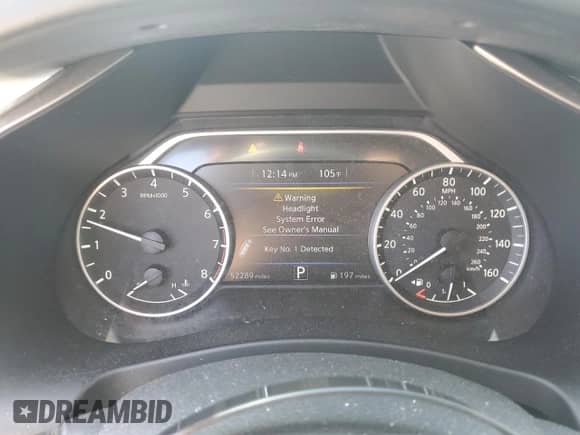 2019 Nissan Murano S с VIN 5N1AZ2MJ9KN155334, выставлен на аукционе Copart как лот 82044775 с пробегом 52 289 миль миль и Списание • Salvage title. История ставок и продаж доступна на DreamBid. Изображение 9.