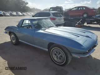 1964 Chevrolet Corvette with VIN 40867S109528, listed as a Copart auction lot 76495774 with 84,739 mi miles and Salvage title. Bid and sale history available at DreamBid. Image 4.