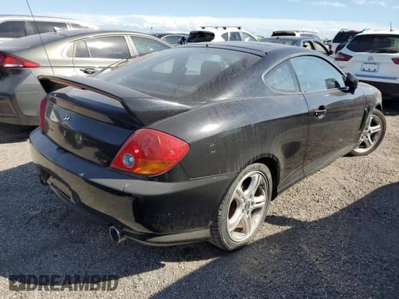 2004 Hyundai Tiburon GT with VIN KMHHN65F54U133867, listed as a Copart auction lot 75287514 with Not provided miles and Salvage title. Bid and sale history available at DreamBid. Image 3.
