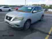 2013 Nissan Pathfinder SL with VIN 5N1AR2MN8DC664199, listed as a IAAI auction lot 43231657 with 76,828 mi miles and . Bid and sale history available at DreamBid. Image 2.