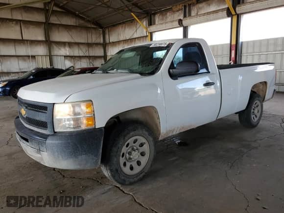 2012 Chevrolet Silverado 1500 Work Truck with VIN 1GCNCPEA1CZ316577, listed as a Copart auction lot 58230075 with 199,373 mi miles and Clean title. Bid and sale history available at DreamBid. Image 1.