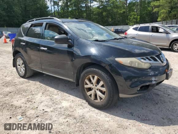 2011 Nissan Murano SL with VIN JN8AZ1MU7BW068457, listed as a Copart auction lot 61809435 with 276,292 mi miles and Clean title. Bid and sale history available at DreamBid. Image 4.