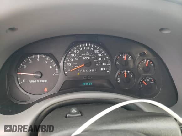 2008 Chevrolet TrailBlazer 1LT with VIN 1GNDT13S182235560, listed as a Copart auction lot 86230975 with 191,683 mi miles and Clean title. Bid and sale history available at DreamBid. Image 9.