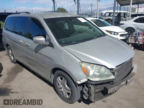 2005 Honda Odyssey EX с VIN 5FNRL38495B416810, выставлен на аукционе IAAI как лот 43412581 с пробегом 282 714 миль миль и . История ставок и продаж доступна на DreamBid. Изображение 1.