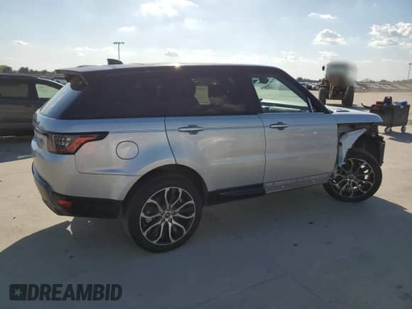 2022 Land Rover Range Rover Sport HSE Silver Edition with VIN SALWR2SUXNA218761, listed as a Copart auction lot 53996815 with 53,496 mi miles and Salvage title. Bid and sale history available at DreamBid. Image 3.