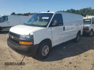 2022 Chevrolet Express Cargo с VIN 1GCWGAF73N1238880, выставлен на аукционе Copart как лот 80589515 с пробегом 59 989 миль миль и Списание • Salvage title. История ставок и продаж доступна на DreamBid. Изображение 1.