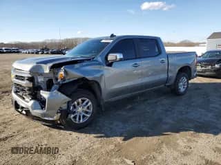 2025 Chevrolet Silverado 1500 with VIN 3GCPKKEK1SG165536, listed as a Copart auction lot 47039185 with 1,514 mi miles and Salvage title. Bid and sale history available at DreamBid. Image 1.