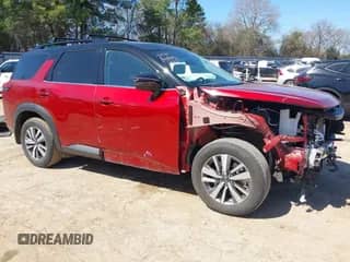 2023 Nissan Pathfinder SL с VIN 5N1DR3CA6PC266060, выставлен на аукционе IAAI как лот 41752622 с пробегом 29 263 миль миль и . История ставок и продаж доступна на DreamBid. Изображение 1.