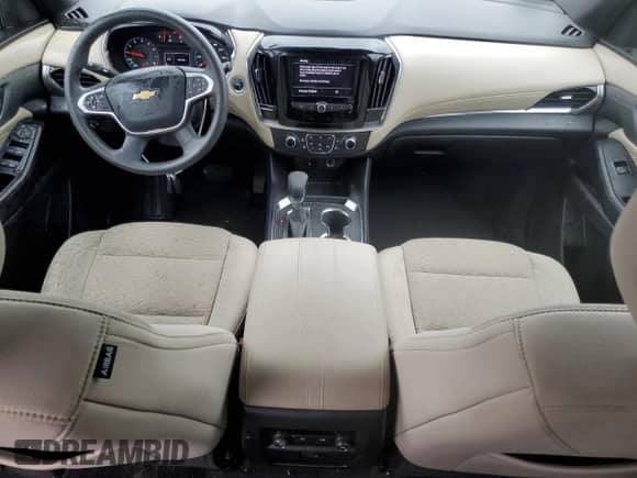 2023 Chevrolet Traverse LS с VIN 1GNEVFKW4PJ297183, выставлен на аукционе Copart как лот 58147155 с пробегом 23 056 миль миль и Списание • Salvage title. История ставок и продаж доступна на DreamBid. Изображение 8.