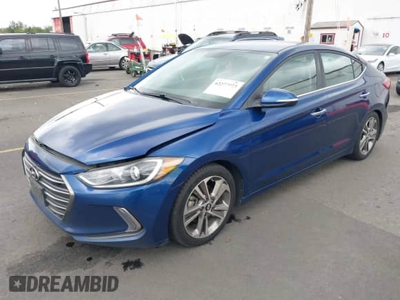 2017 Hyundai Elantra SE z VIN 5NPD84LF6HH041555, wystawiony jako IAAI lot #42277973 z przebiegiem 141 830 mil mil oraz . Historia ofert i sprzedaży dostępna na DreamBid. Obrazek 2.