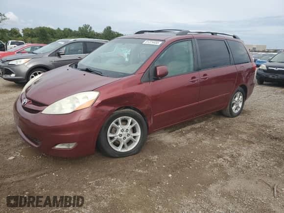 2006 Toyota Sienna XLE z VIN 5TDZA22C46S581435, wystawiony jako Copart lot #81224455 z przebiegiem 199 274 mil mil oraz Szkoda całkowita • Salvage title. Historia ofert i sprzedaży dostępna na DreamBid. Obrazek 1.