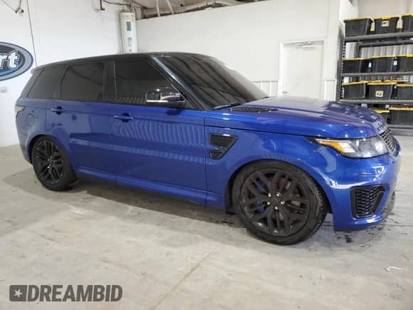 2015 Land Rover Range Rover Sport SVR with VIN SALWZ2EF8FA510925, listed as a Copart auction lot 81982594 with 85,089 mi miles and Clean title. Bid and sale history available at DreamBid. Image 4.