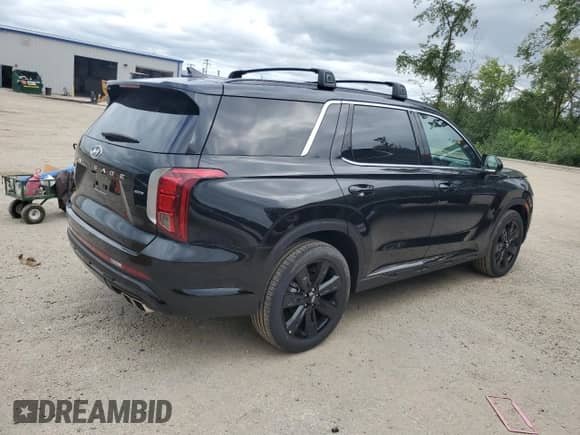 2025 Hyundai Palisade XRT with VIN KM8R3DGE0SU834851, listed as a Copart auction lot 69666385 with 132 mi miles and Salvage title. Bid and sale history available at DreamBid. Image 3.