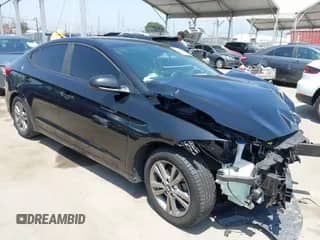 2017 Hyundai Elantra Value Edition with VIN KMHD84LFXHU407227, listed as a IAAI auction lot 42570927 with 98,260 mi miles and . Bid and sale history available at DreamBid. Image 1.