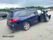 2020 Honda Odyssey EX-L with VIN 5FNRL6H74LB024830, listed as a IAAI auction lot 42776482 with 75,655 mi miles and . Bid and sale history available at DreamBid. Image 4.