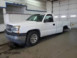 2005 Chevrolet Silverado 1500 Work Truck z VIN 1GCEC14VX5Z202016, wystawiony jako Copart lot #52885965 z przebiegiem 248 746 mil mil oraz Szkoda całkowita • Salvage title. Historia ofert i sprzedaży dostępna na DreamBid. Obrazek 1.